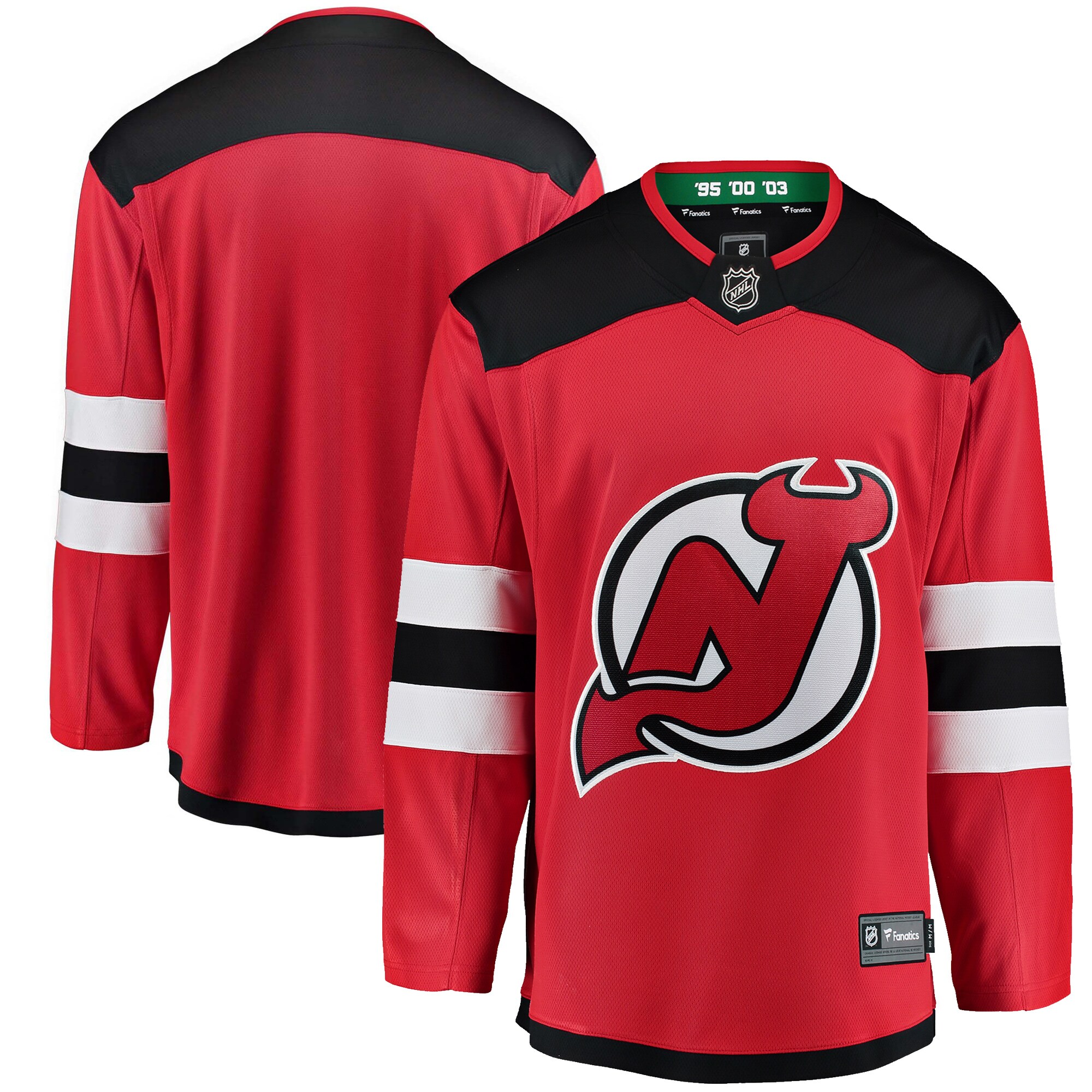 New Jersey Devils Fanatics Youth Breakaway Home Jersey – Red