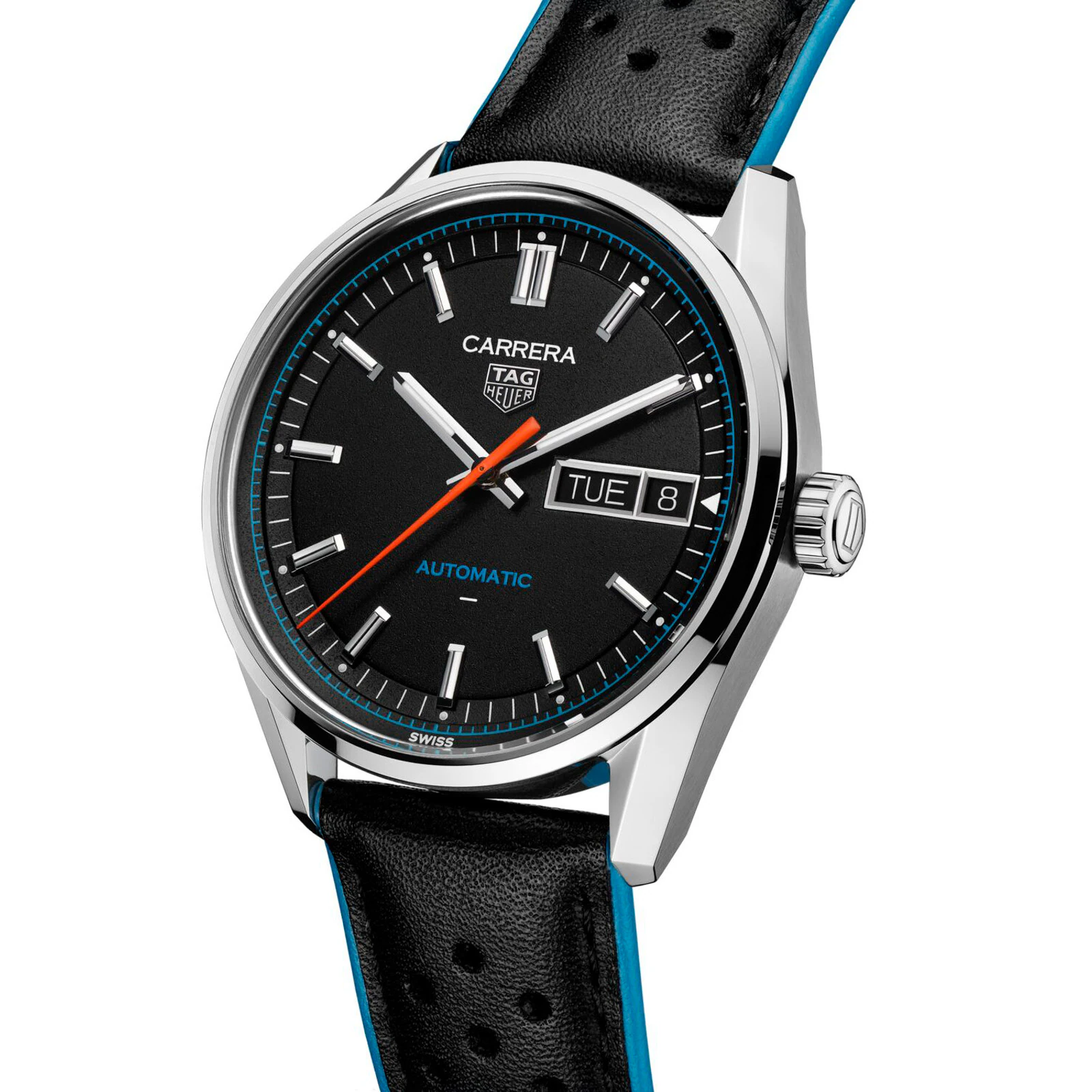 TAG Heuer Carrera Day-Date 41mm Mens Watch Black WDA2110.FC6614