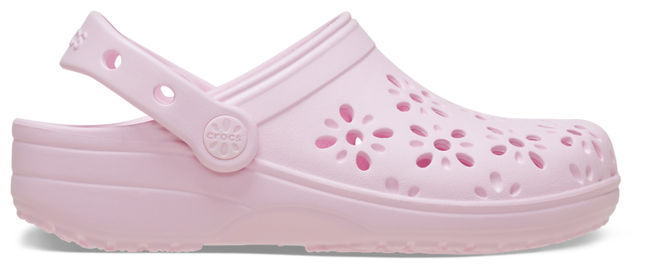 Crocs Floral Cutout Clogs