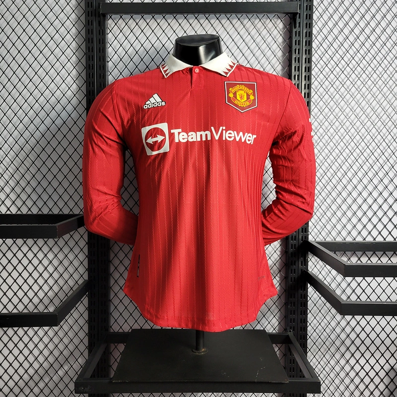 Player 2022-23 Manchester United Home Long Sleeves Football jersey