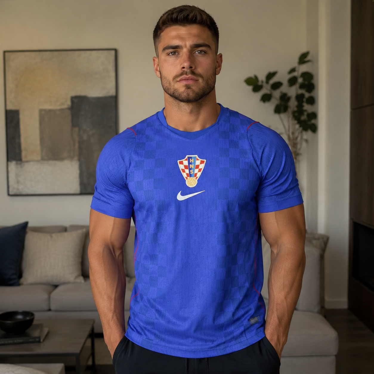 World Cup 2026 Croatia Team Away Football Jersey Player Version - JerseyFun