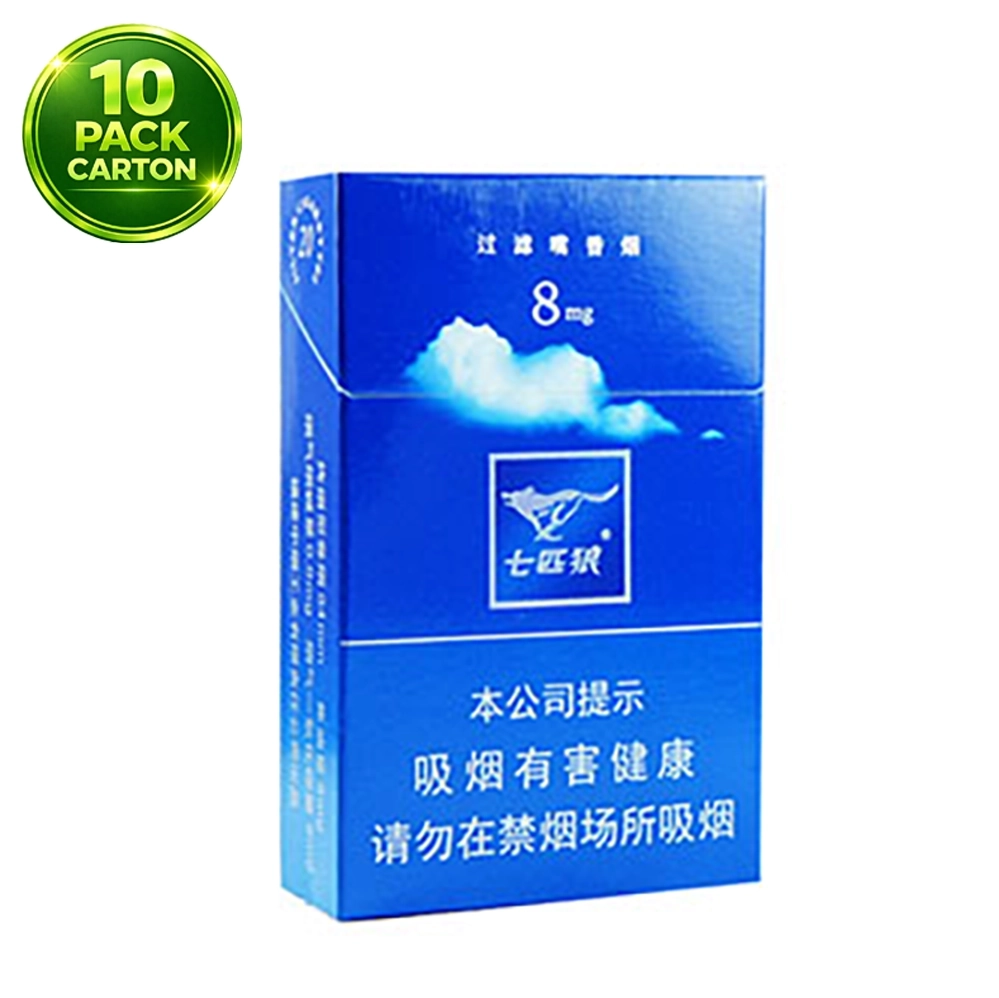 Septwolves Blue Cigarettes x 10 Packs /1 Carton