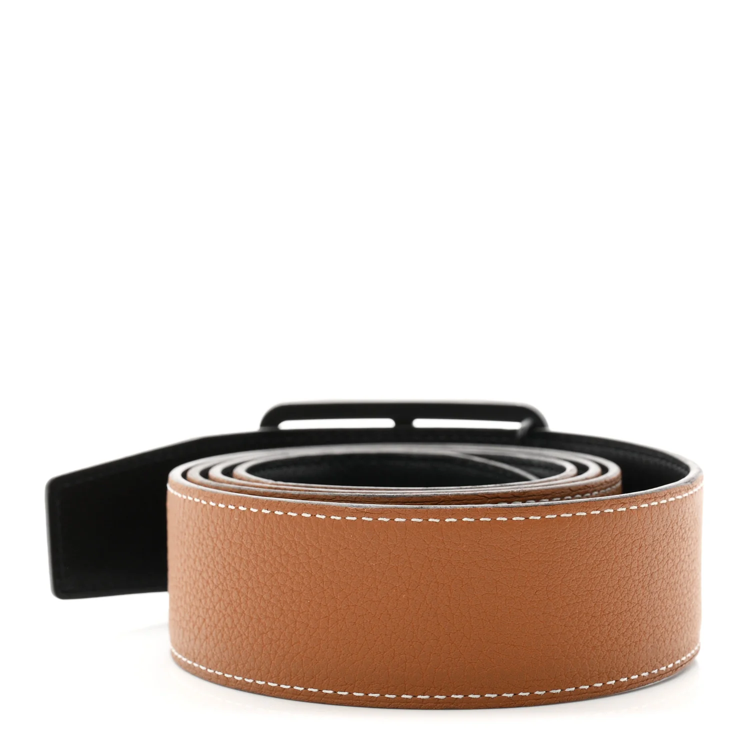 Box Togo Domino Belt 105 42 Black Gold