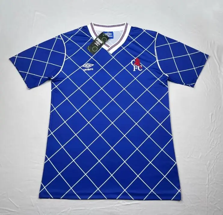 retro 1987-89 Chelsea Home football jersey retro