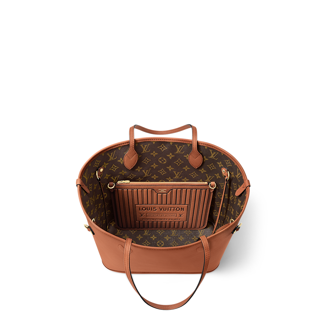 Louis Vuitton New Reversible Neverfull Inside Out Mm Tan Cowhide 31cm M12061
