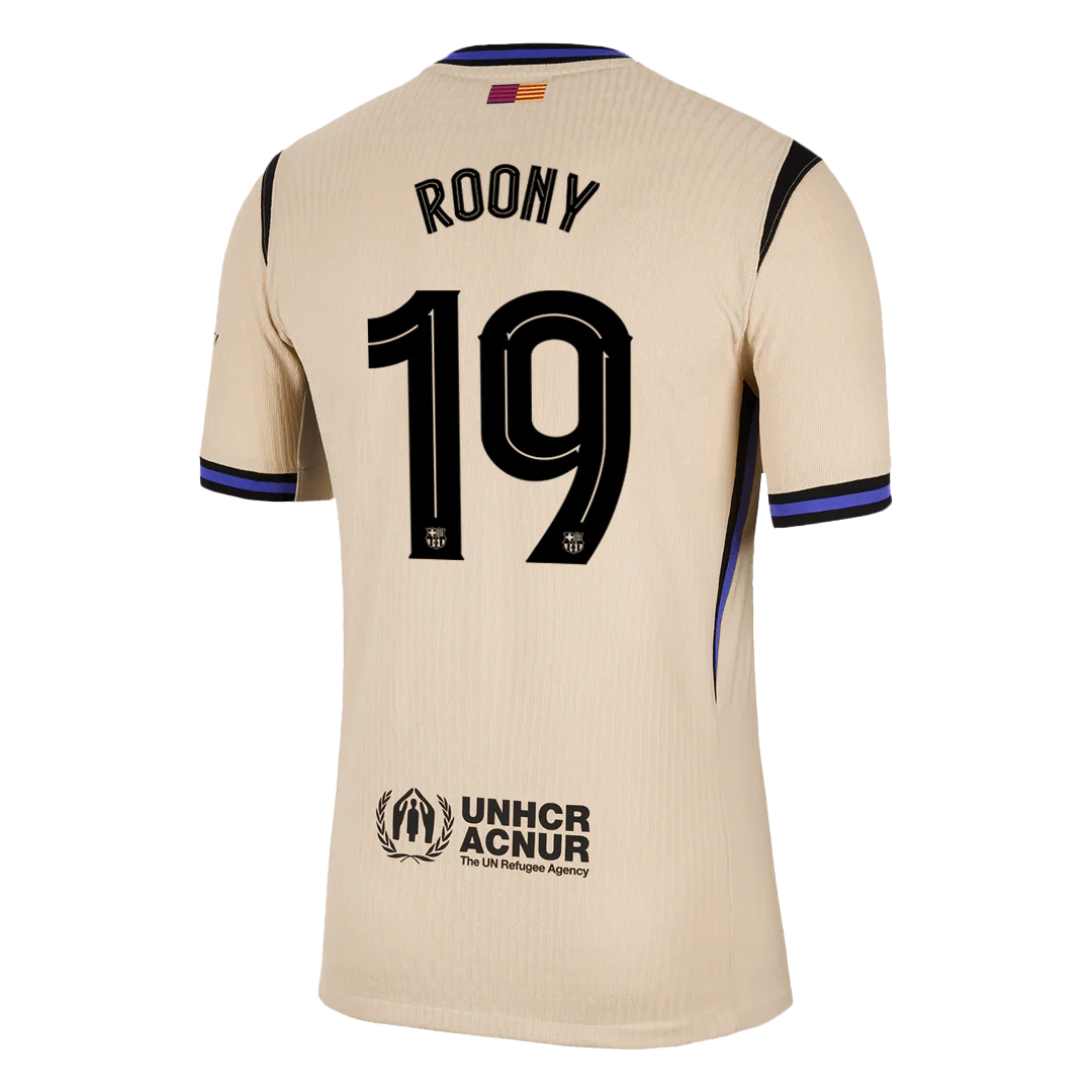 ROONY #19 Barcelona Away Player Version Soccer Jersey 2025/26 - UCL