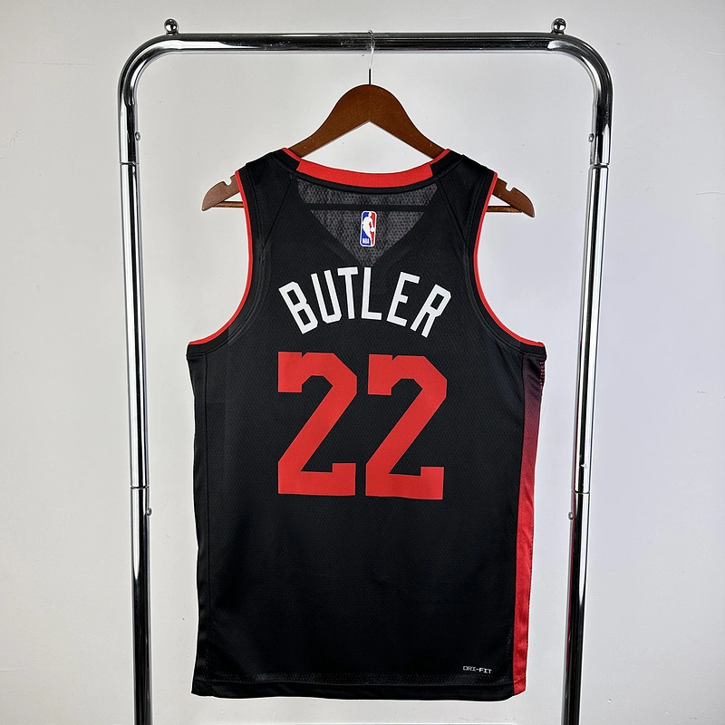 2024 NBA Miami Heat 22 BUTLER Basketball Jersey