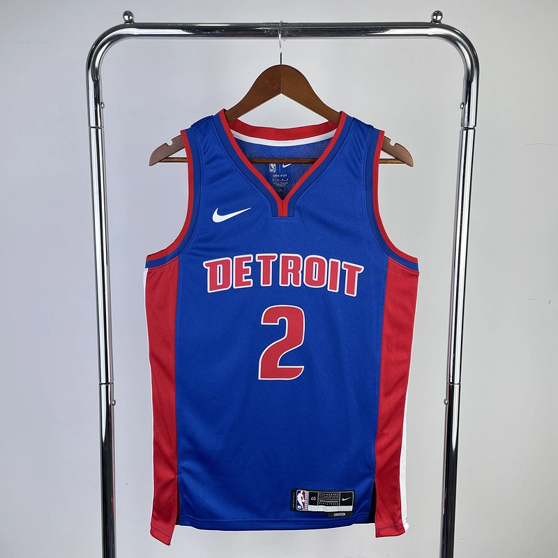 2023 NBA Detroit Pistons 2 CUNNINGHAM Basketball Jersey
