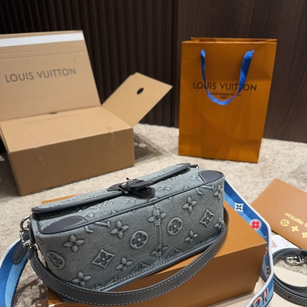 Louis Vuitton Diane Monogram Denim Blue 24Cm