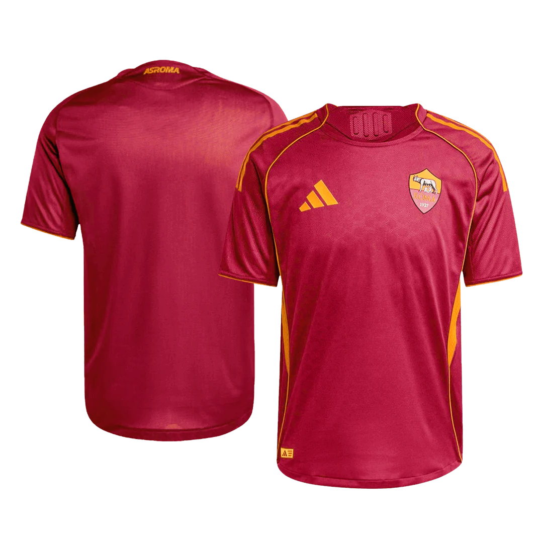 Roma Home Player Version Soccer Jersey 2025/26