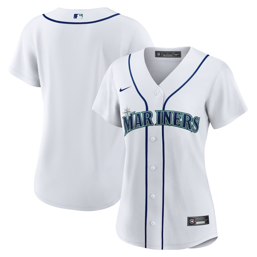 Seattle Mariners Women's Home Team Jersey White