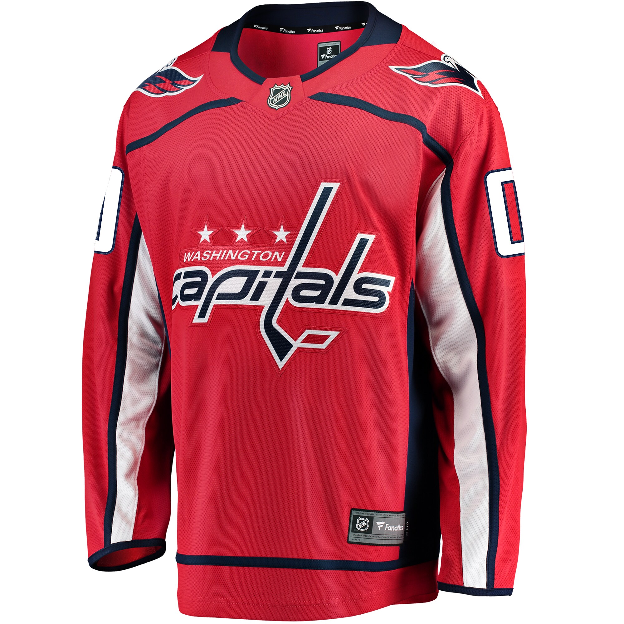 Washington Capitals Fanatics Home Breakaway Custom Jersey – Red