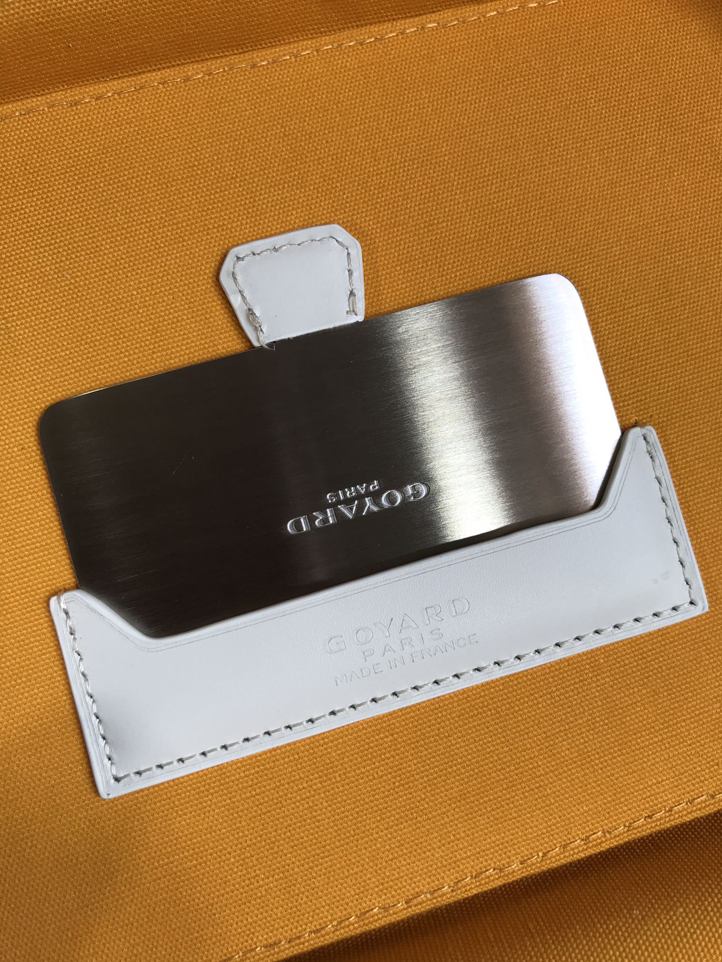 Goyard Muse Vanity Case 20 Cm White Goyardine Canvas