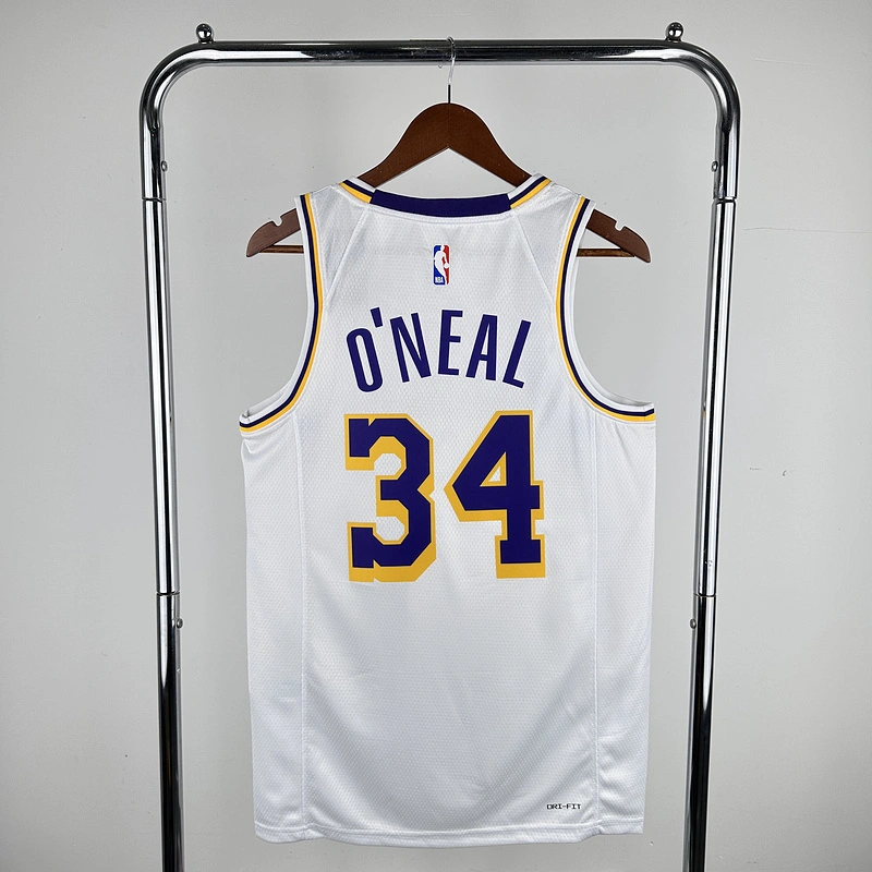 2023 NBA Lakers 34 O'NEAL Basketball Jersey