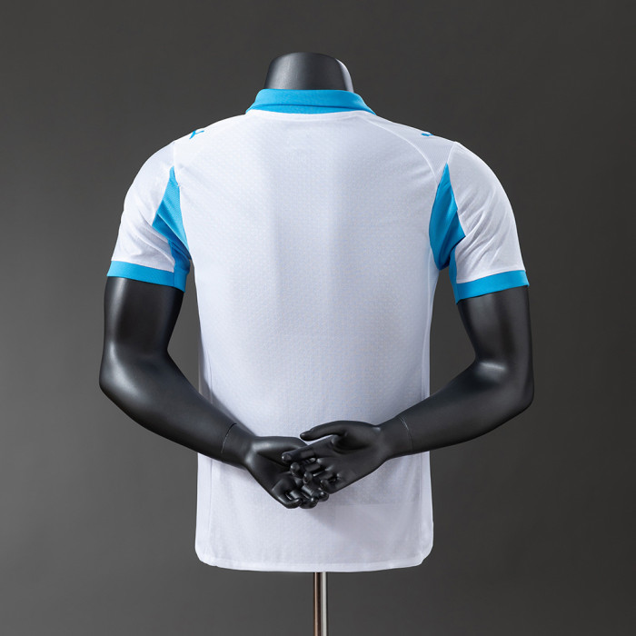 2025/2026 Ligue 1 Marseille Team Home Football Jersey Player Version
