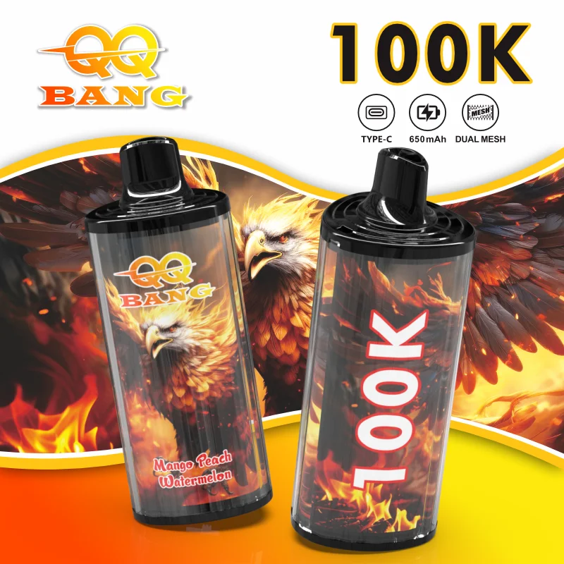 QQ BANG 100K Puffs Prefilled Hookah Vape |  Rechargeable