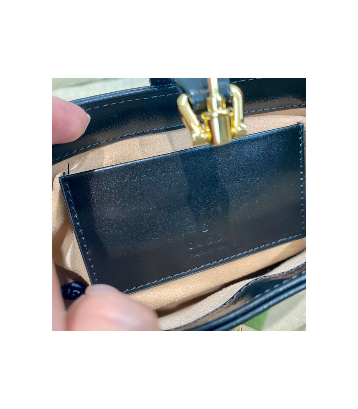 Gucci Jackie 1961 Mini Hobo Bag In Black Leather 19cm