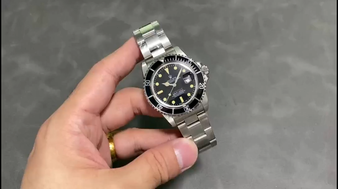 【Super Clone】Rolex Submariner 1680 Stainless Steel Case Black Dial 40mm Mens Replica Watch