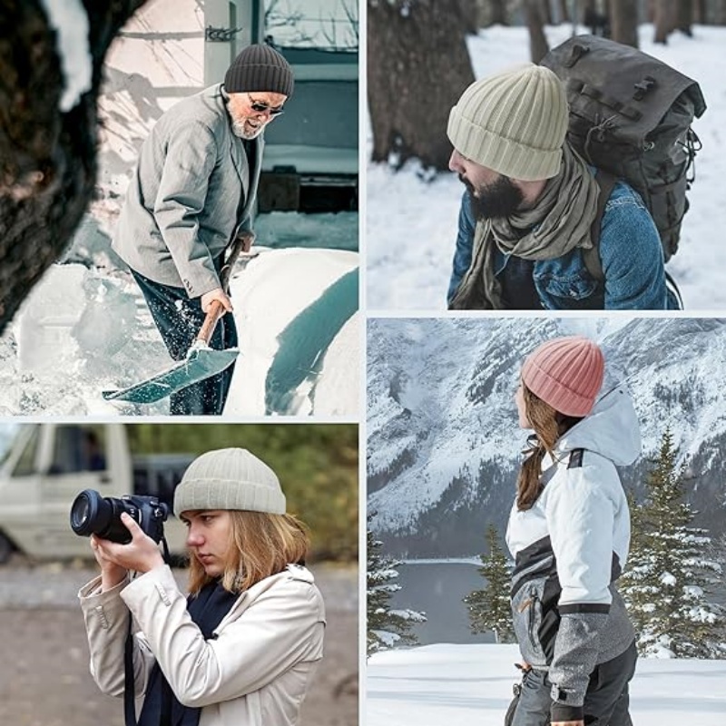 Women Winter Warm Knit Beanie Hat