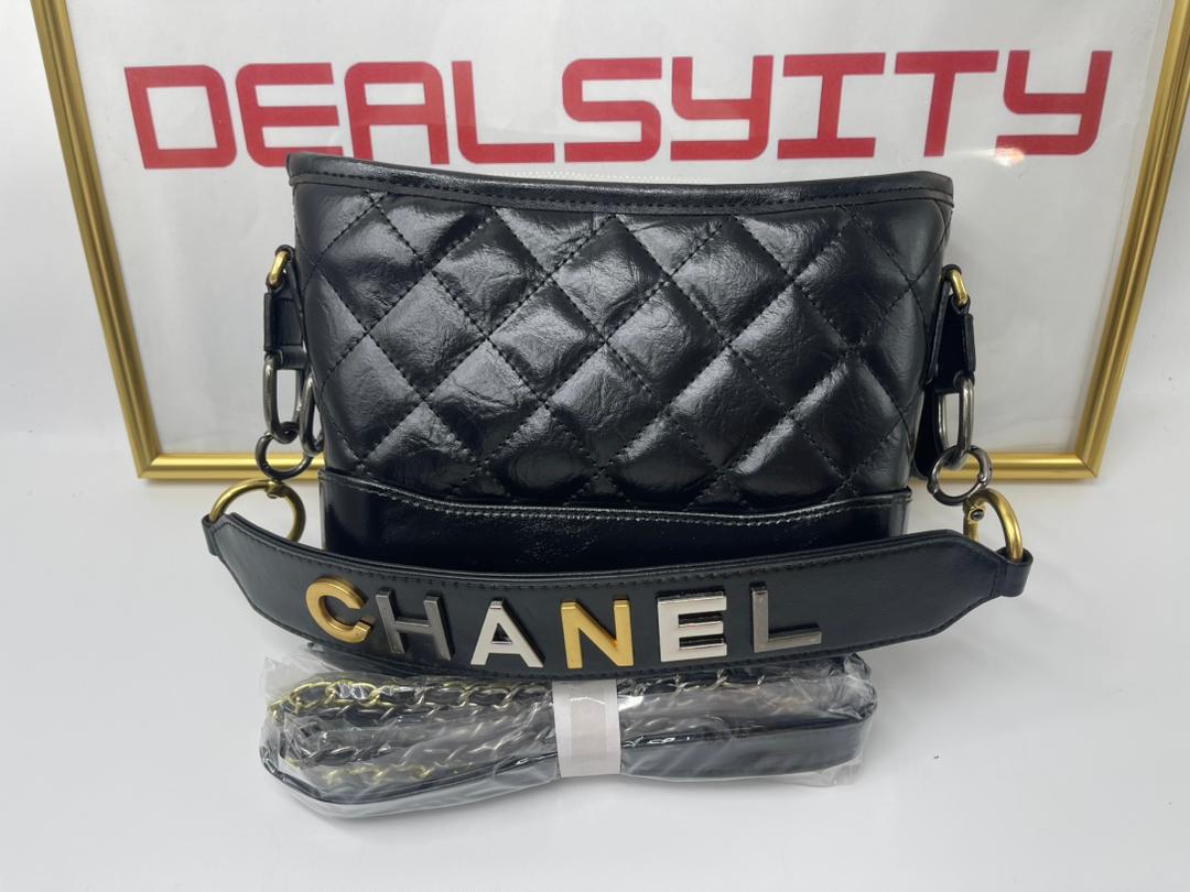 Chanel Bag Gabrielle Handle Black 20Cm/7.9in As0865