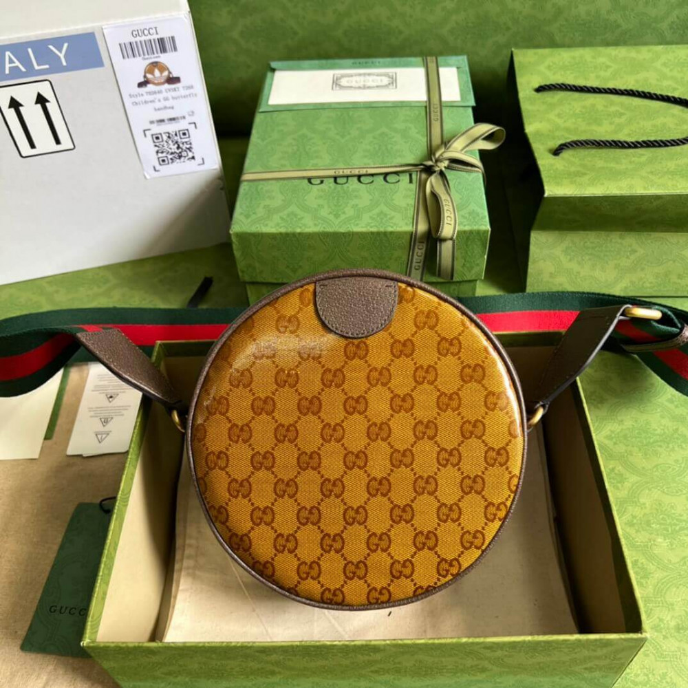 adidas x Gucci Ophidia Small Shoulder Bag in GG Crystal Canvas
