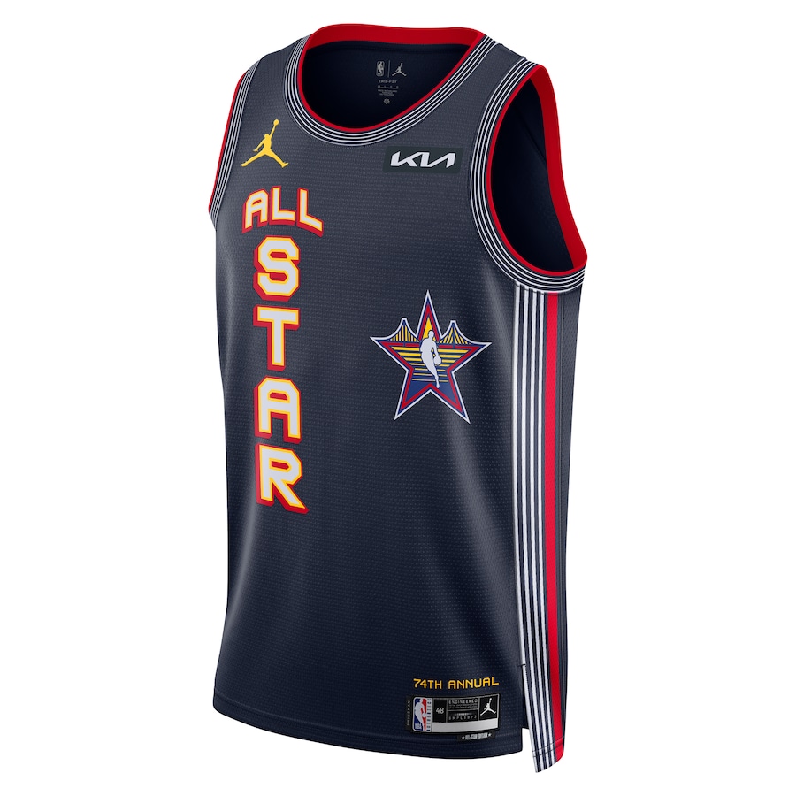 Unisex Jalen Brunson Navy 2025 NBA All-Star Game Swingman Jersey