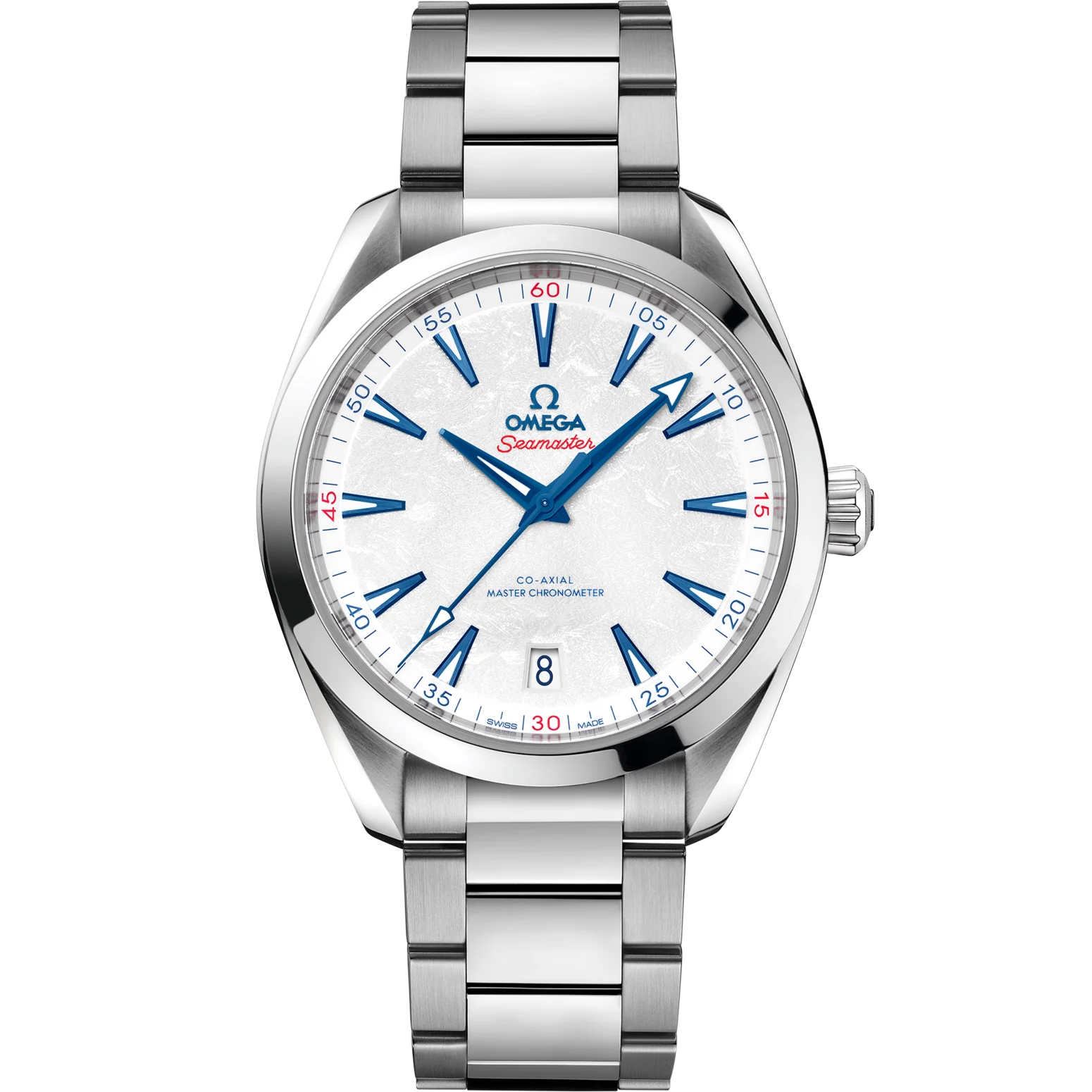 OMEGA Seamaster Aqua Terra 41mm   White Dial Stainless Steel Bracelet 522.10.41.21.04.001