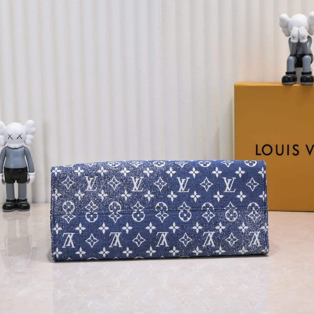Louis Vuitton Onthego MM Denim Bag 35Cm M59608