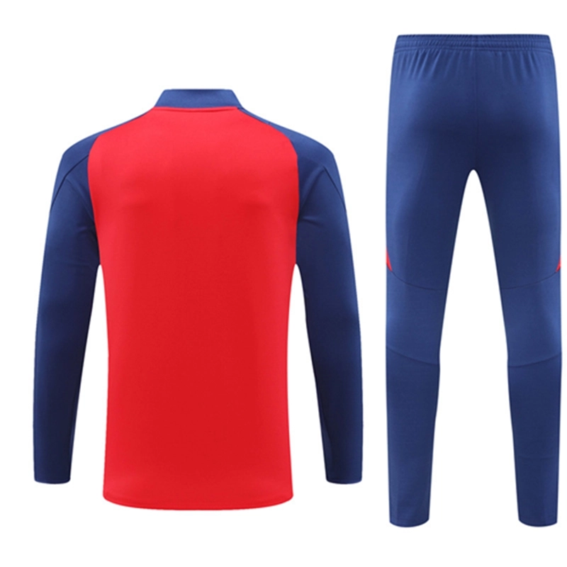 2024-25 Spain Red Long Sleeve Training Suit