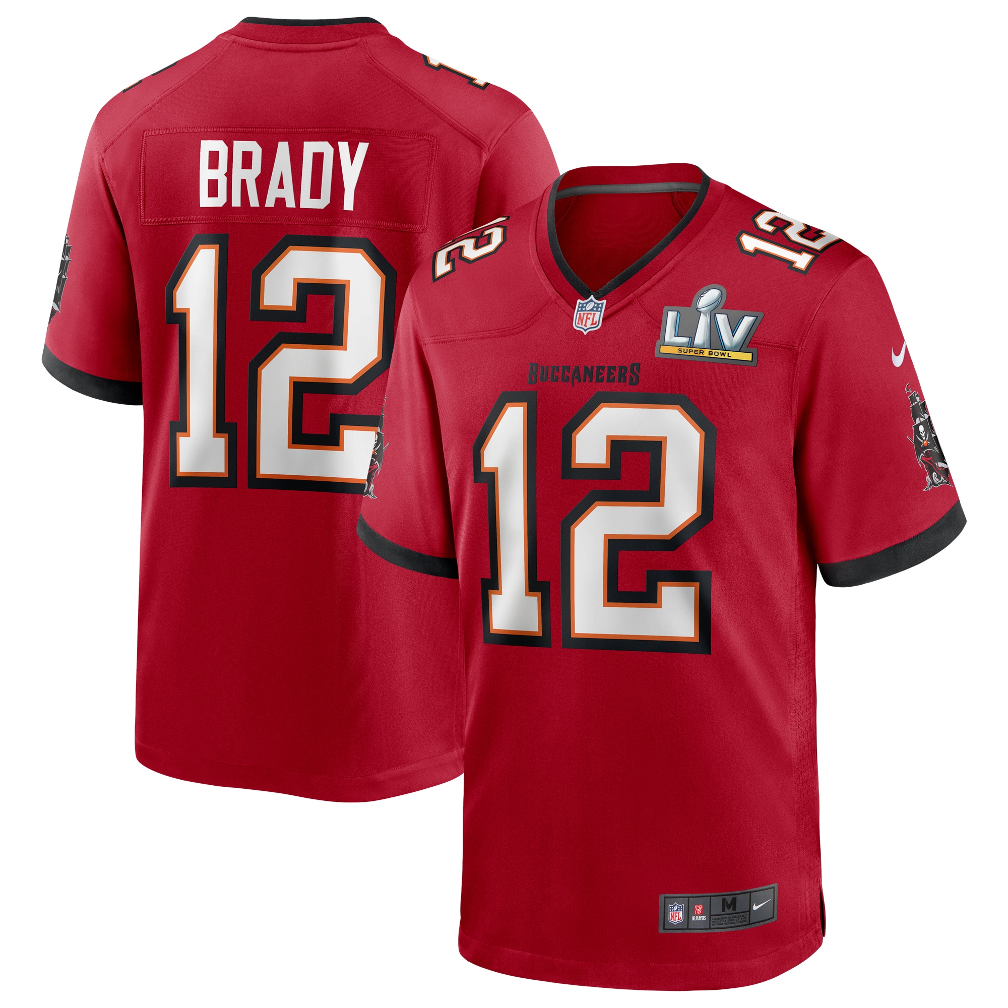 Tom Brady Tampa Bay Buccaneers Nike Super Bowl LV Bound Game Jersey - Red