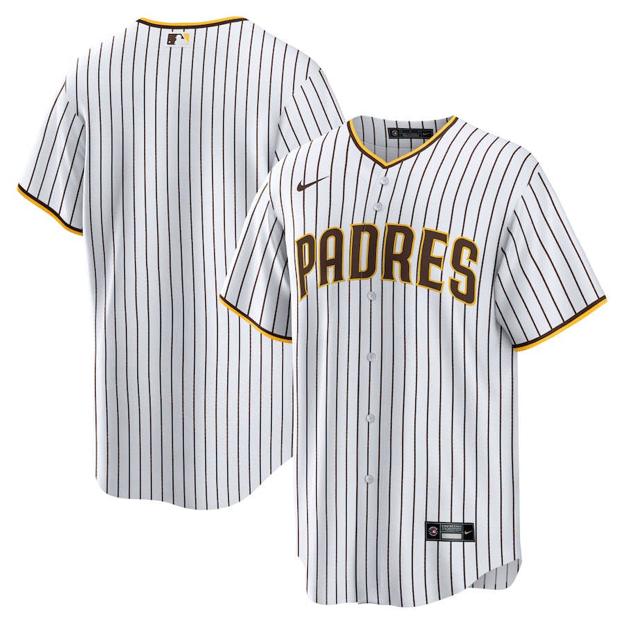 San Diego Padres Home Blank Jersey White