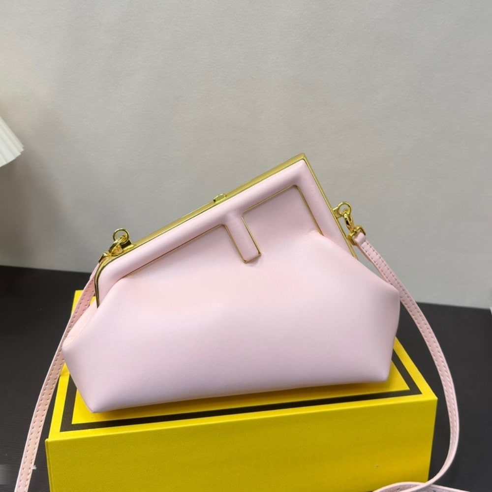 Fendi First Small Nappa Leather Bag Pink 23Cm 8Bp129Abvef1Ba9