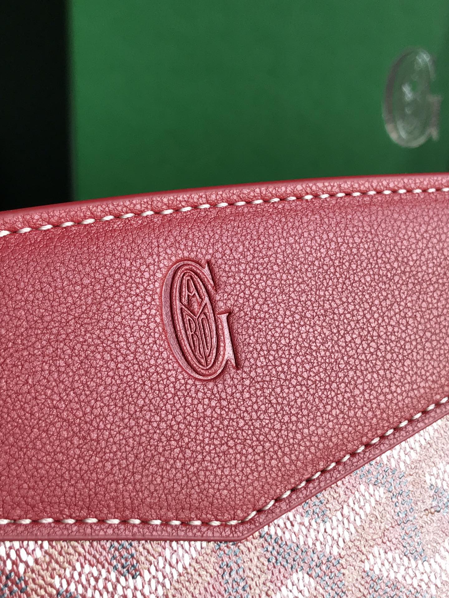 Goyard Rouette Structuré Mini Bag 21 Cm Classic Red Goyardine Canvas And Calfskin
