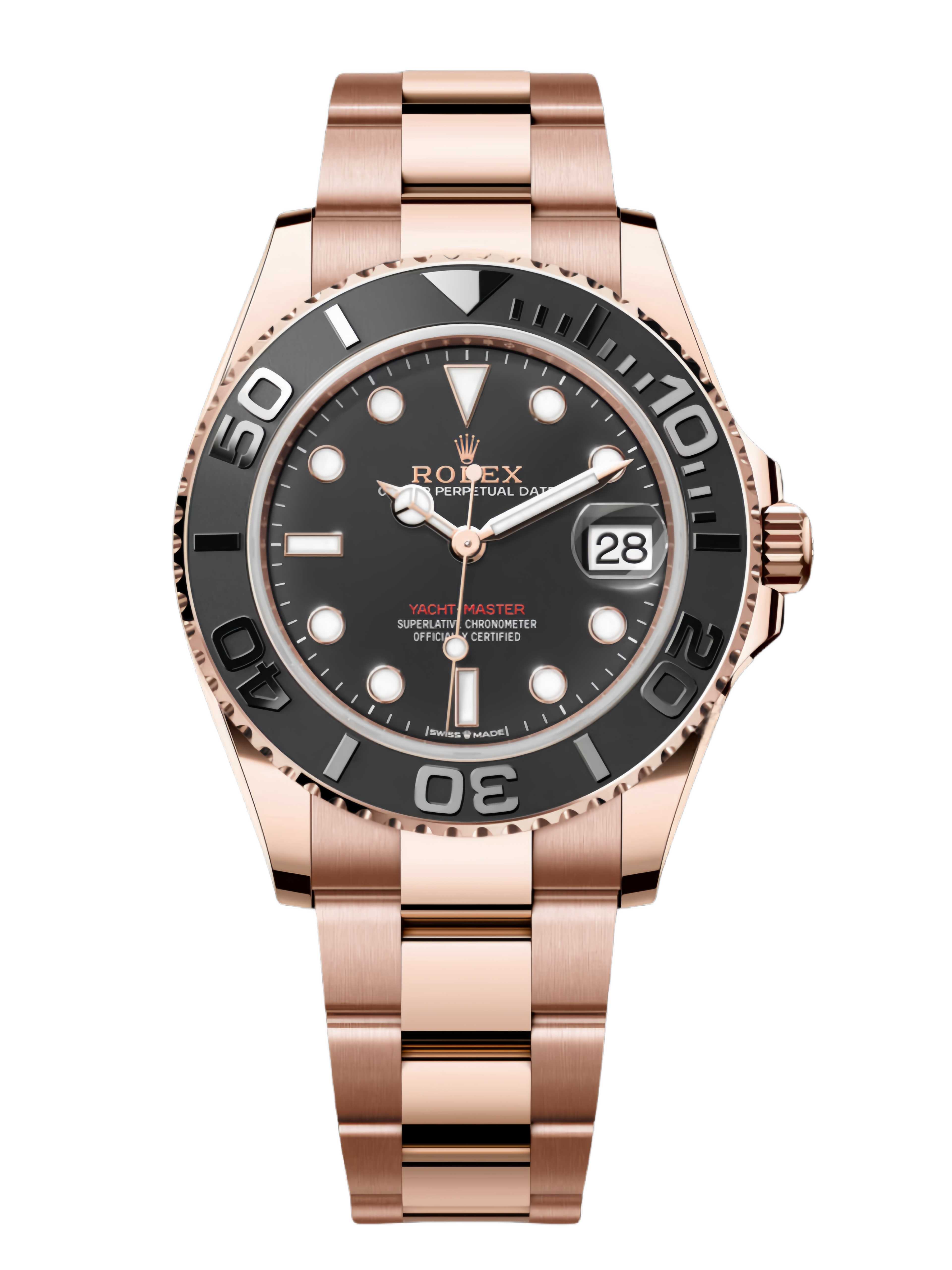 【Super Clone】Rolex Yacht Master 37mm Black Dial Oyster Bracelet m268655 Watch