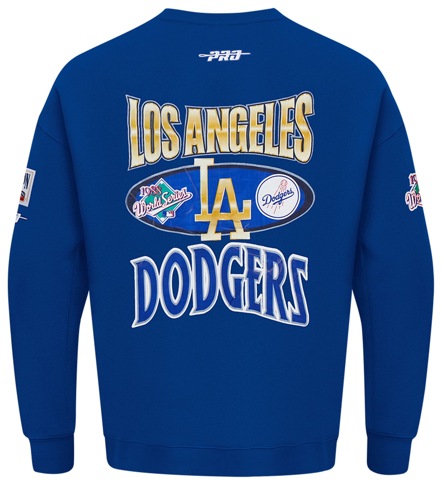 Pro Standard Dodgers Champs Drop Shoulder Crew