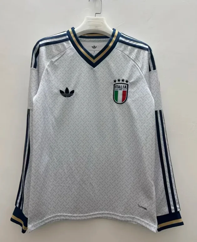 World Cup 2026 Italy Team Away Long Sleeves Football Jersey