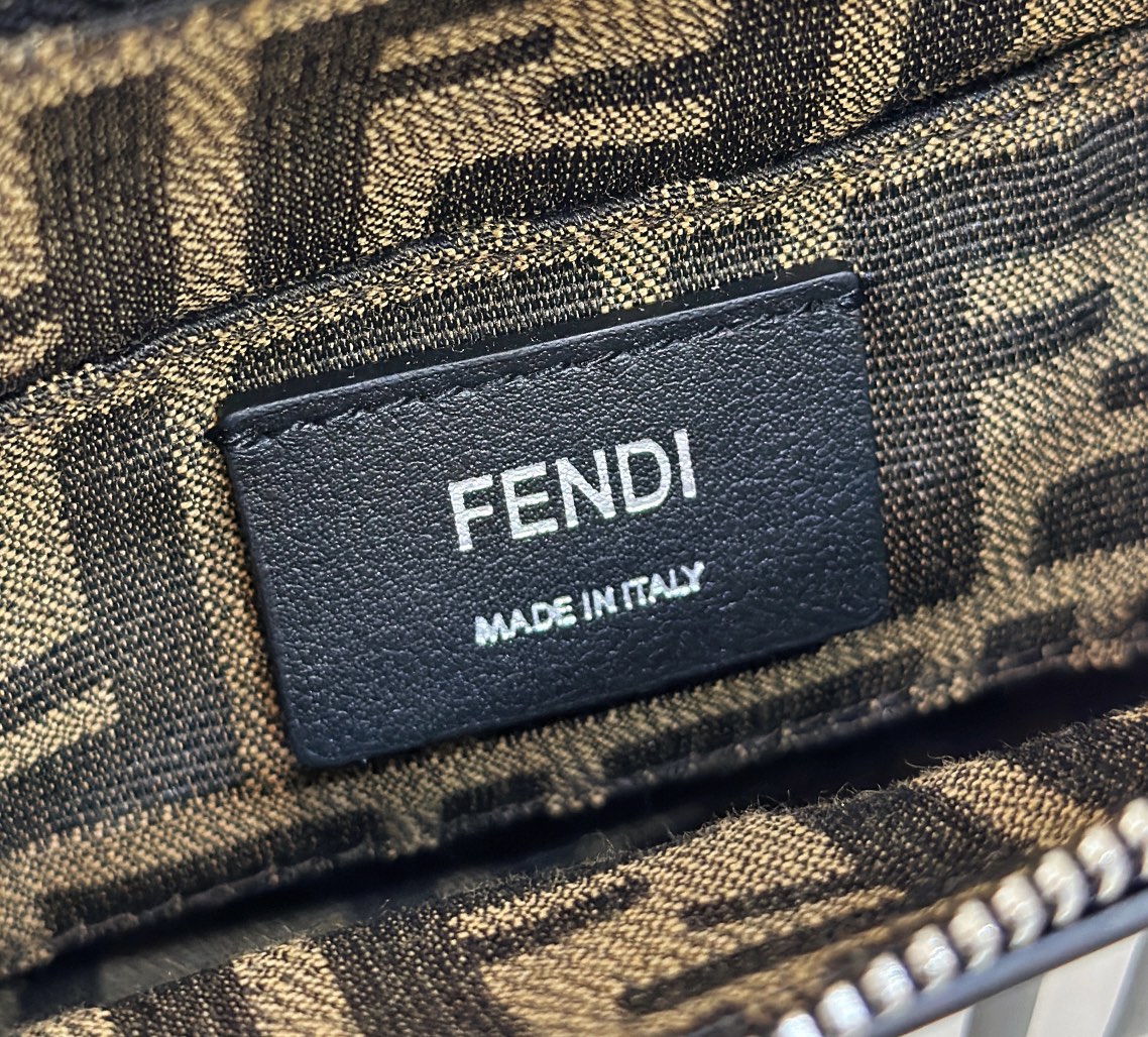 Fendi By The Way Leather Mini Bag Black 18cm