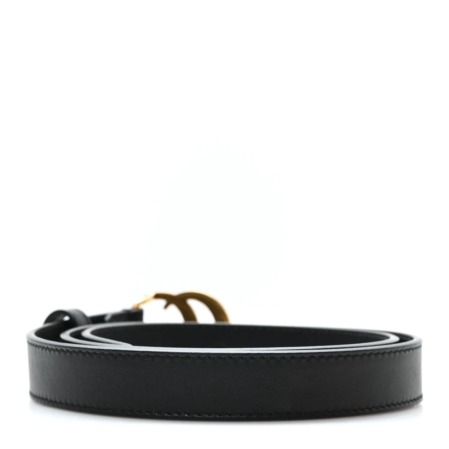 Calfskin Double G 20mm Belt 70 28 Black