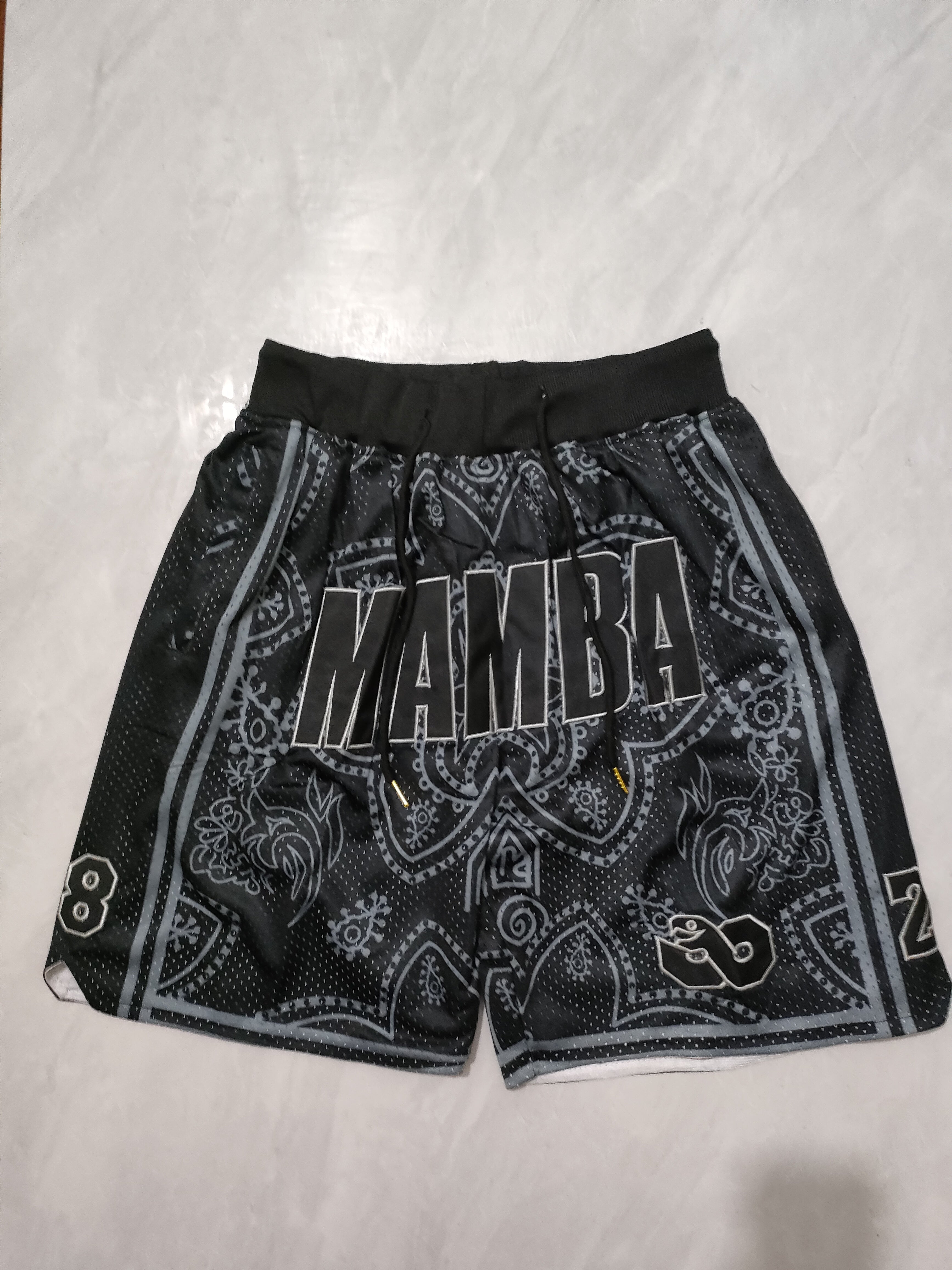 Los Angeles Lakers Mamba Floral Black Pocket Pants