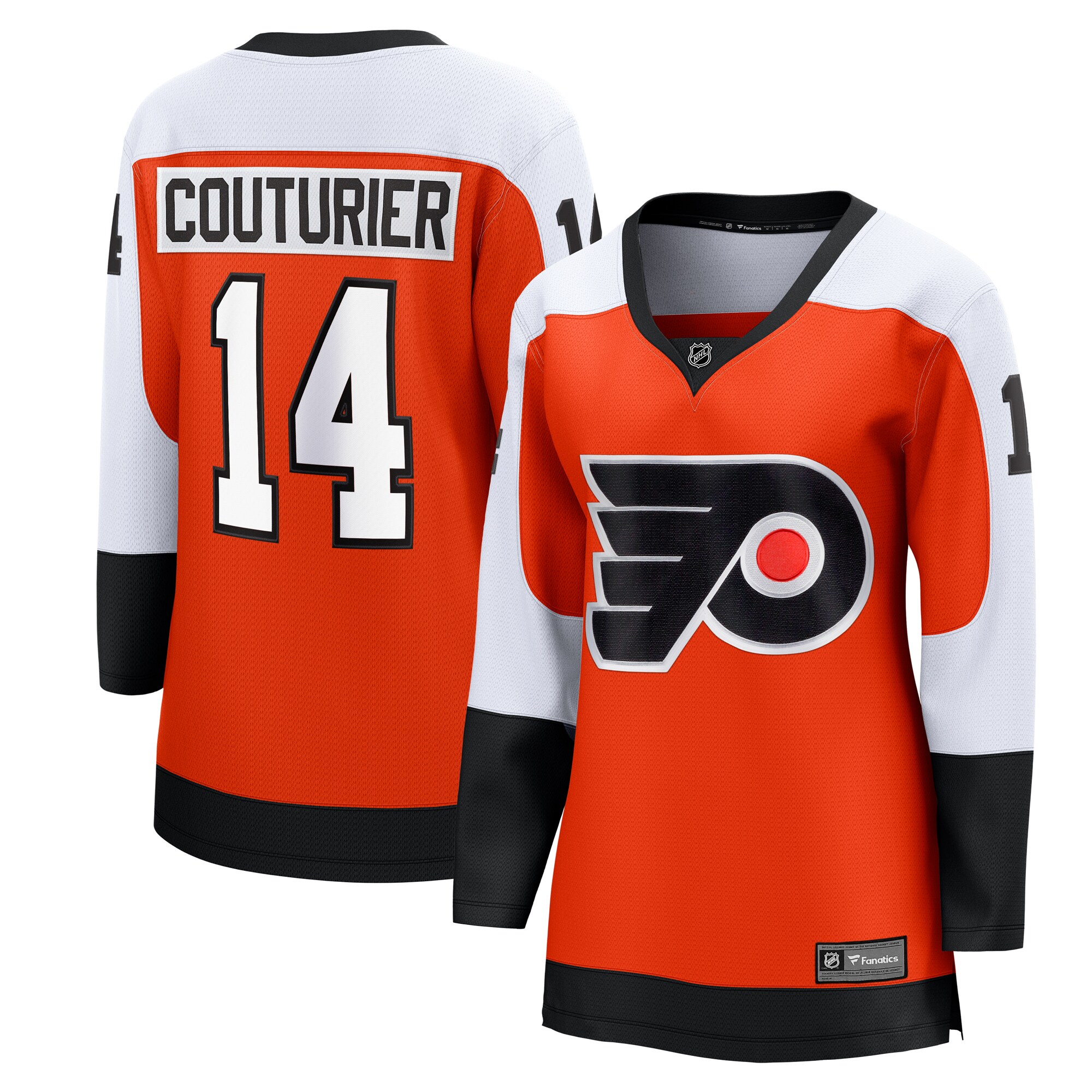 Sean Couturier Philadelphia Flyers Fanatics Women’s Home Breakaway Player Jersey – Orange
