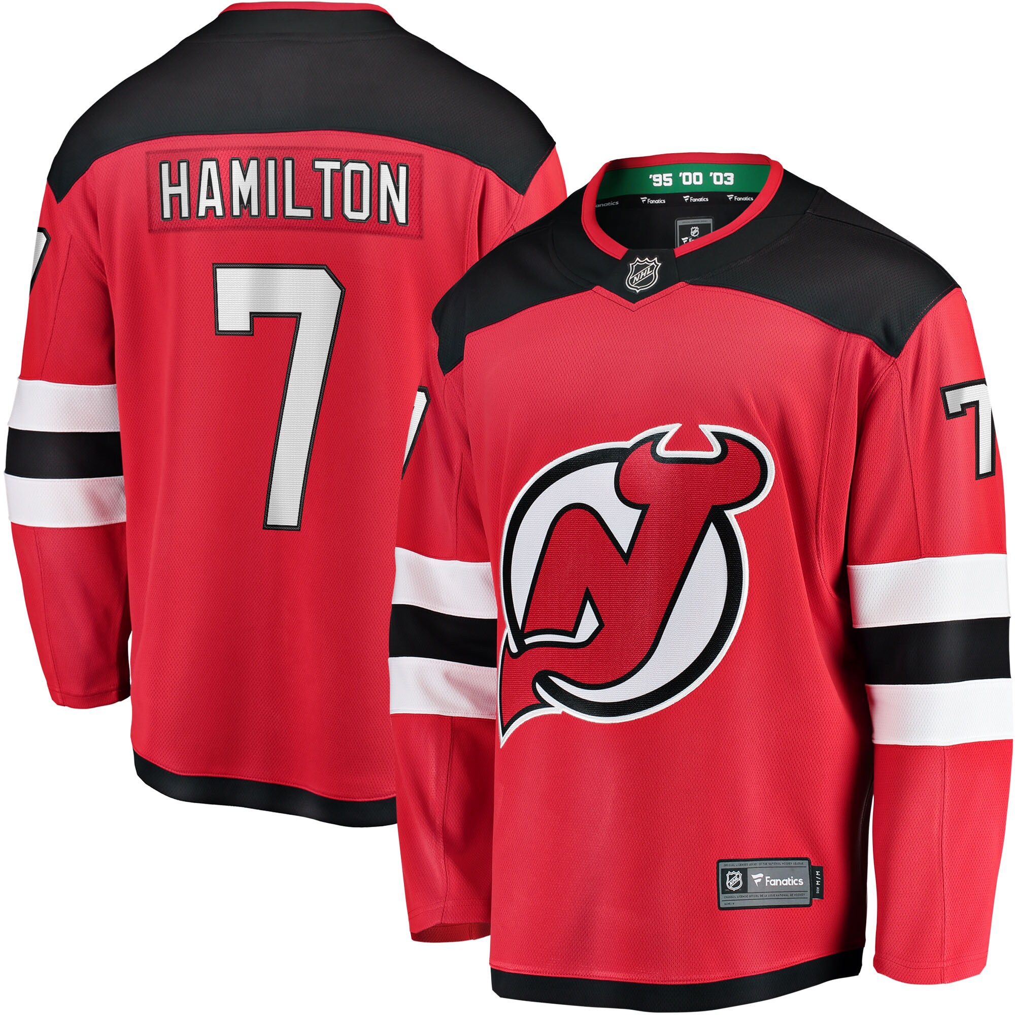 Dougie Hamilton New Jersey Devils Fanatics Breakaway Player Jersey – Red