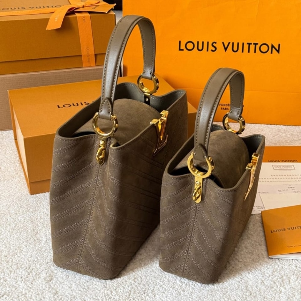 Louis Vuitton Capucines BB Bag Dark Brown 27Cm