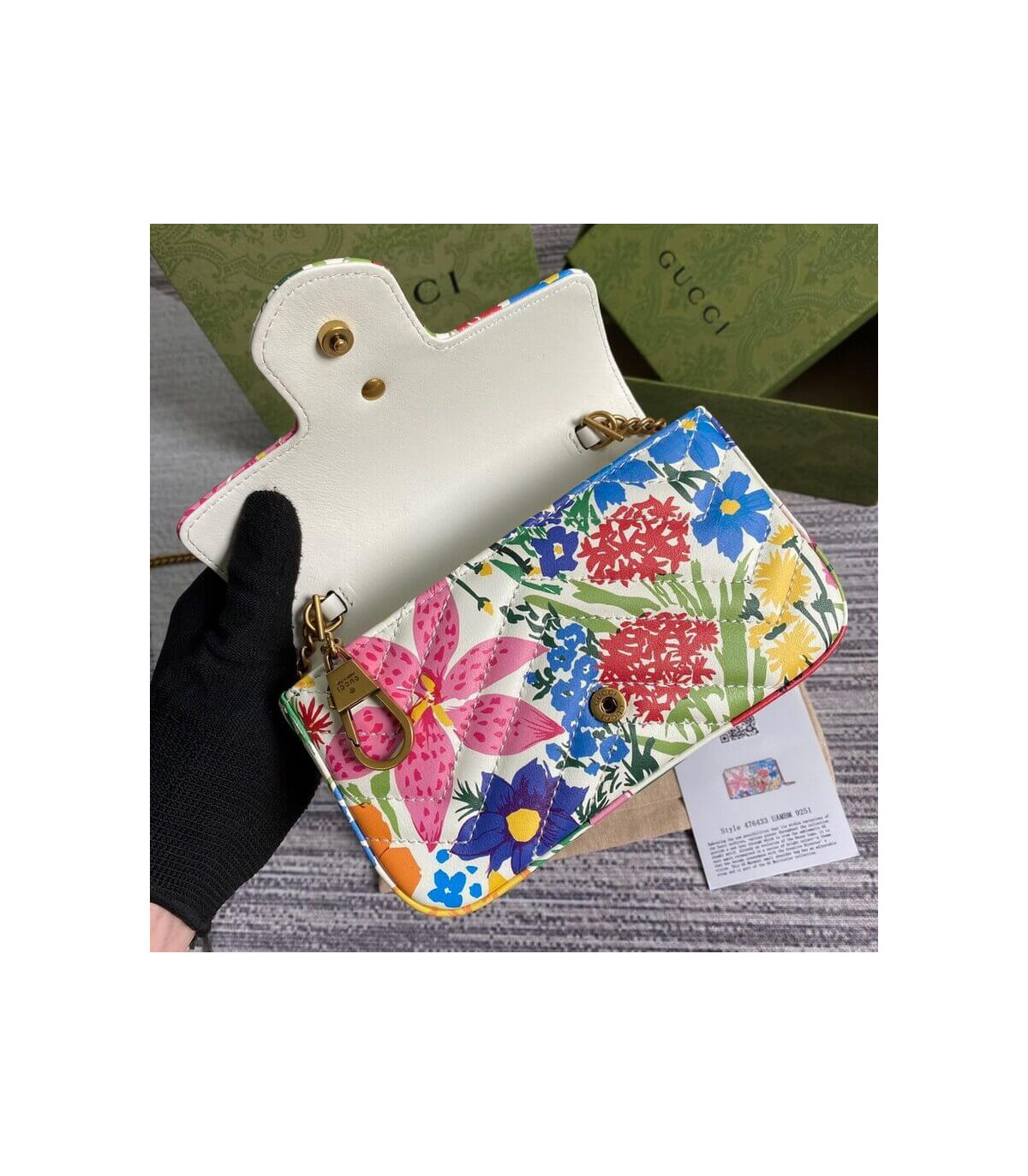 Gucci GG Marmont Ken Scott Print Super Mini Bag