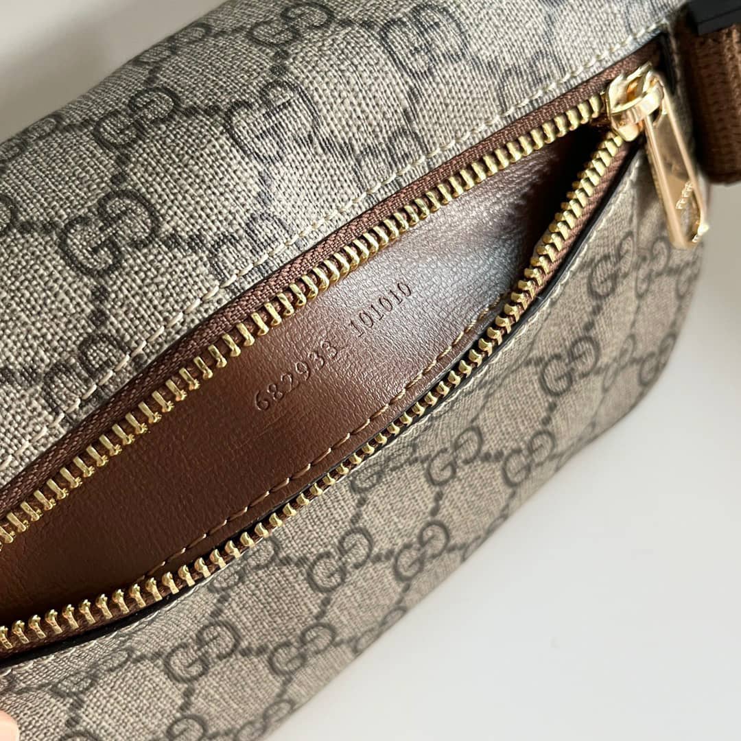 Gucci Belt Bag Gg Brown 24Cm