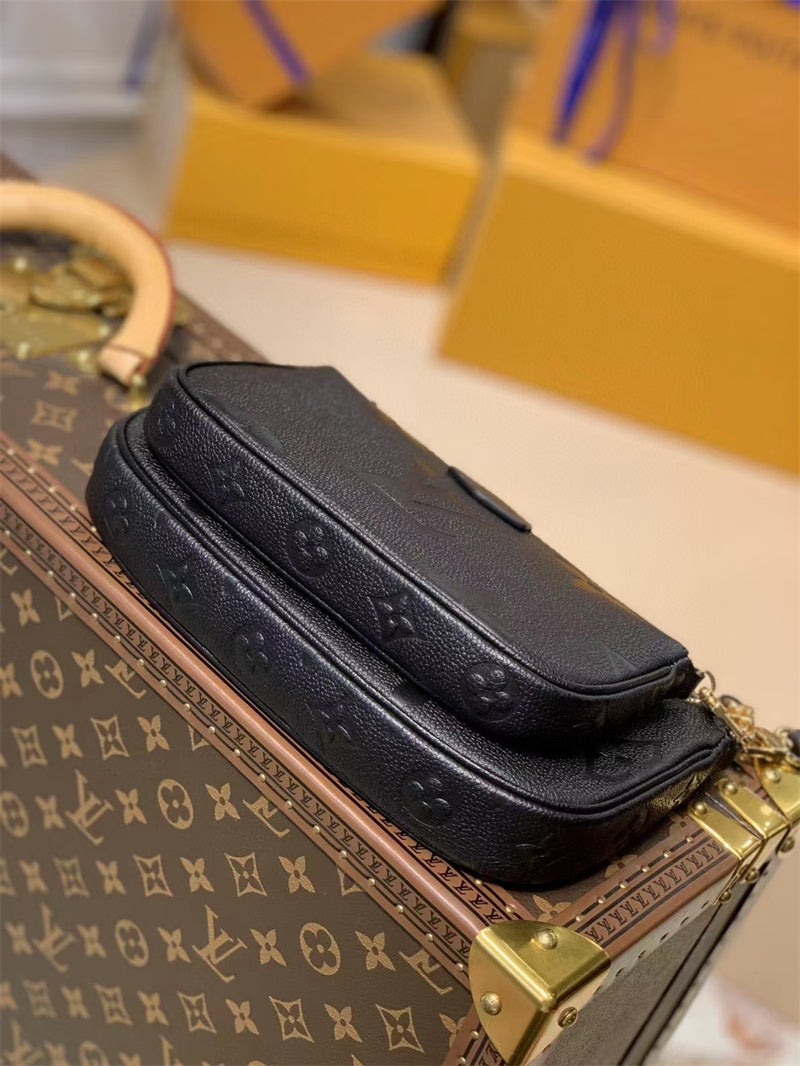 Louis Vuitton Multi Pochette Accessoires 25Cm Black Noir