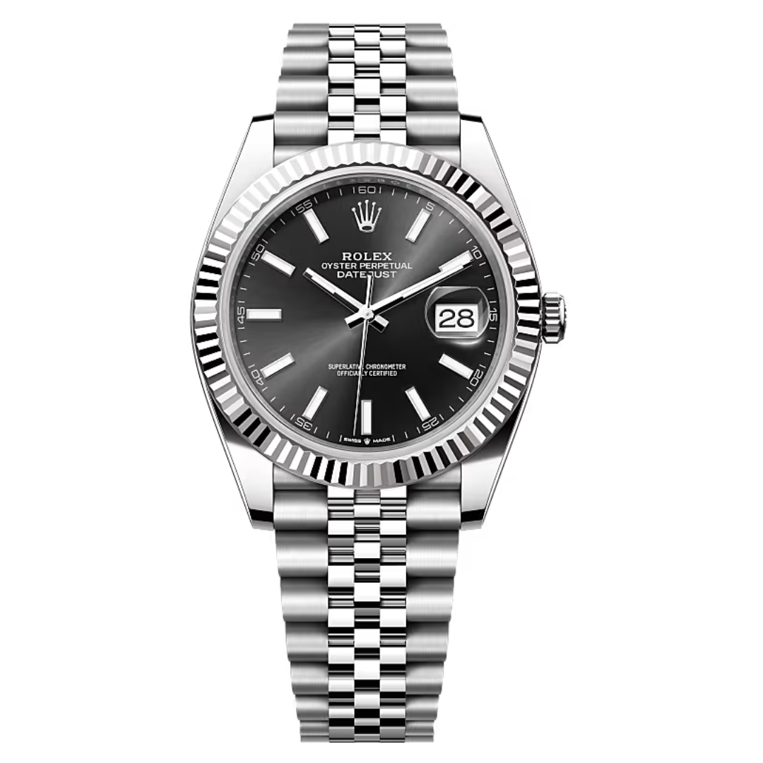 Rolex Datejust 41 Oyster, 41 mm, Oystersteel and white gold Reference m126334-0018