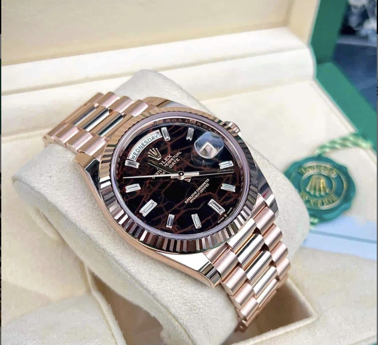[Superclone] Rolex Day-Date 40mm Eisenkiesel Dial President 228235