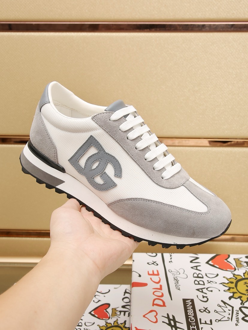 DOLCE & GABBANA Mixed-material DG CUSHION sneakers