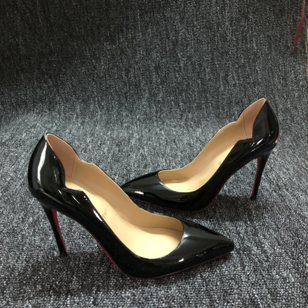 Christian Louboutin Hot Chick Pump Patent Leather Black 1190911BK01
