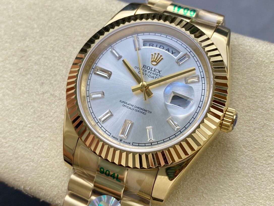 [SUPER CLONE] Rolex Day-Date 40mm Yellow Gold